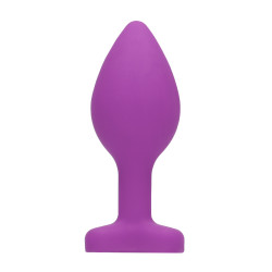 Ouch! Plug Bijou Anal silicone Heart Violet 6 x 2.8 cm